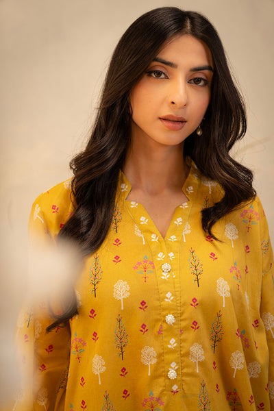 Zellbury | Unstitched 2 Piece Lawn | Shirt Shalwar - 0019 -  Zellbury Women Essential Unstitched - Original Designer Dress - House of Maryam