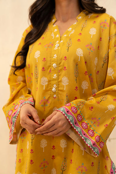 Zellbury | Unstitched 2 Piece Lawn | Shirt Shalwar - 0019 -  Zellbury Women Essential Unstitched - Original Designer Dress - House of Maryam