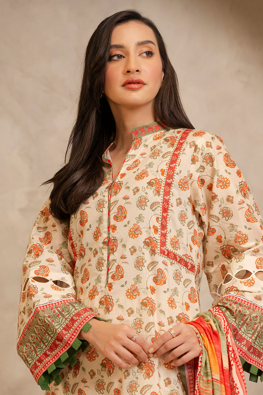 Zellbury | Unstitched 2 Piece Lawn | Shirt Dupatta - 0086 -  Zellbury Women Essential Unstitched - Original Designer Dress - House of Maryam