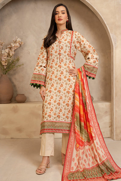 Zellbury | Unstitched 2 Piece Lawn | Shirt Dupatta - 0086 -  Zellbury Women Essential Unstitched - Original Designer Dress - House of Maryam