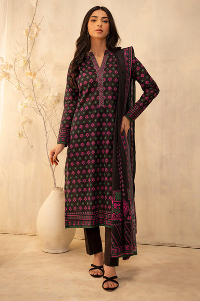 Zellbury | Unstitched 2 Piece Lawn | Shirt Dupatta - 0088 -  Zellbury Women Essential Unstitched - Original Designer Dress - House of Maryam