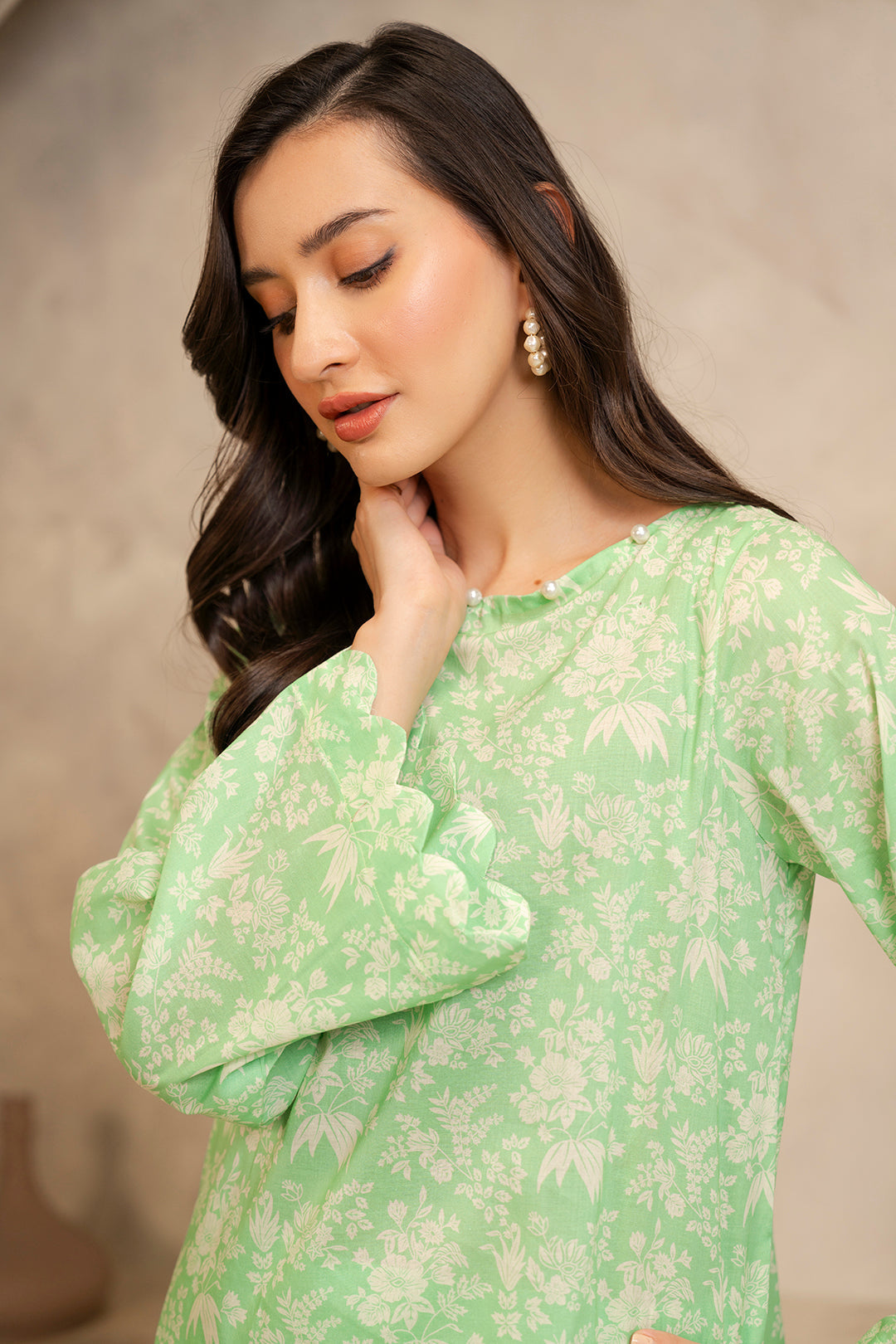 Zellbury | Unstitched 2 Piece Lawn | Shirt Shalwar - 0093