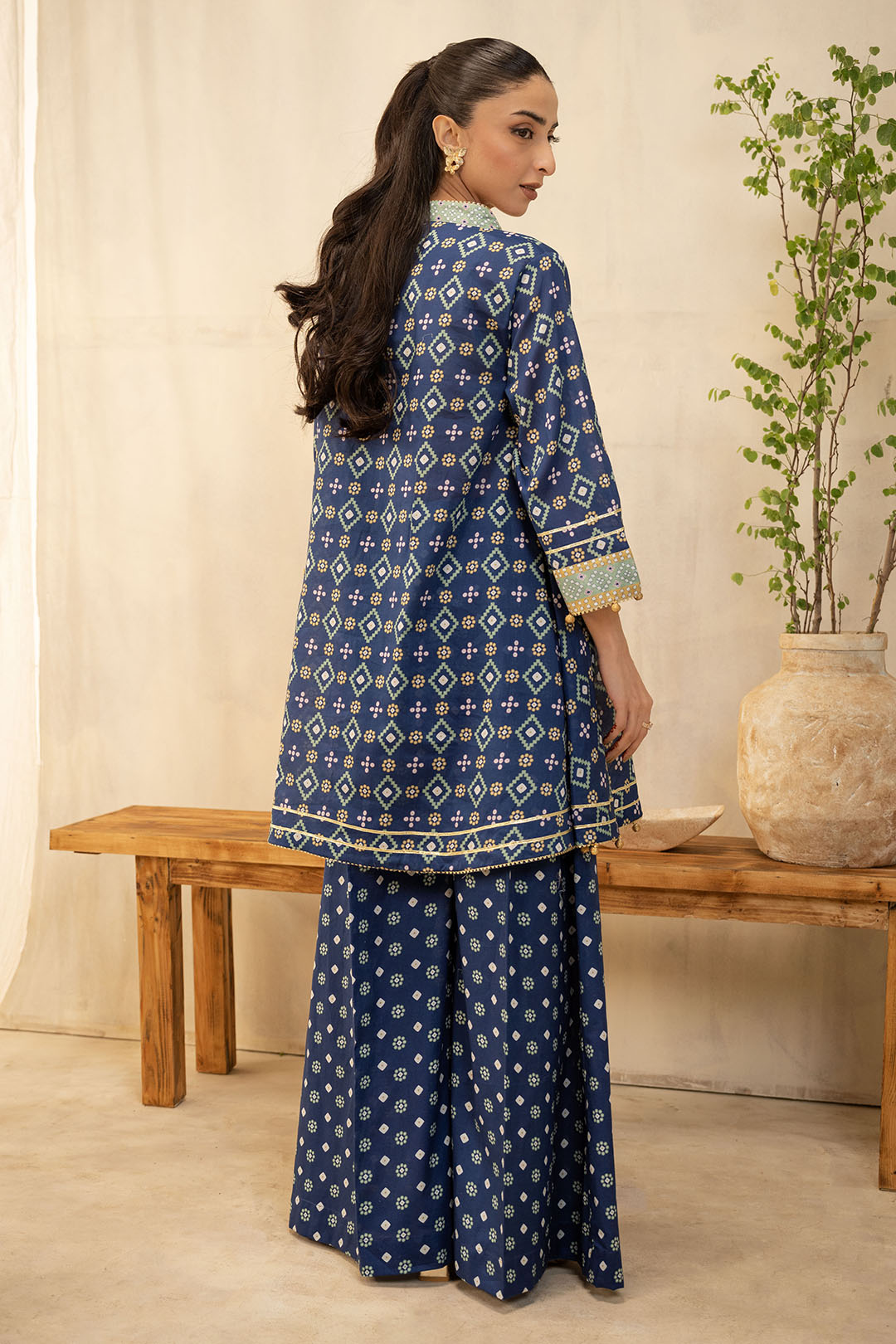 Zellbury | Unstitched 2 Piece Lawn | Shirt Shalwar - 0095 -  Zellbury Women Essential Unstitched - Original Designer Dress - House of Maryam
