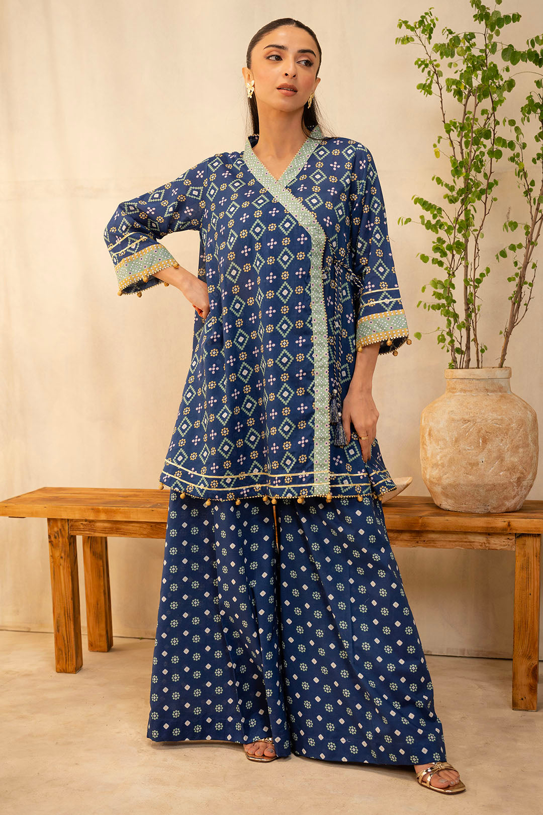 Zellbury | Unstitched 2 Piece Lawn | Shirt Shalwar - 0095 -  Zellbury Women Essential Unstitched - Original Designer Dress - House of Maryam