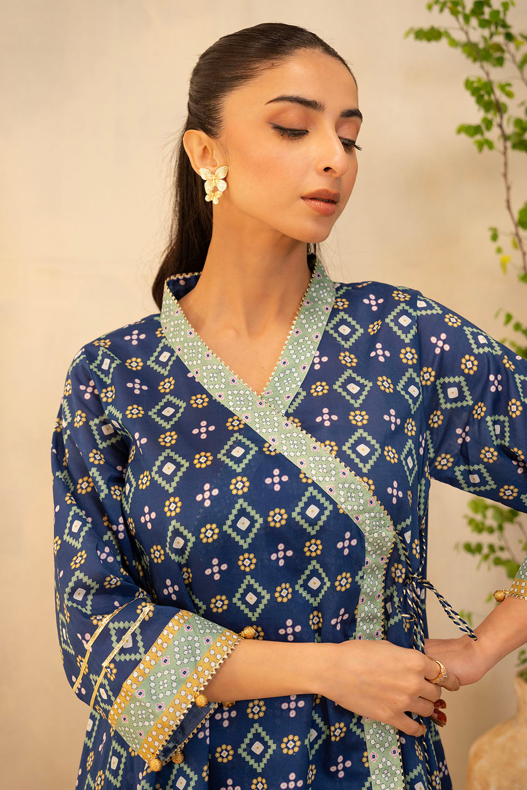 Zellbury | Unstitched 2 Piece Lawn | Shirt Shalwar - 0095 -  Zellbury Women Essential Unstitched - Original Designer Dress - House of Maryam