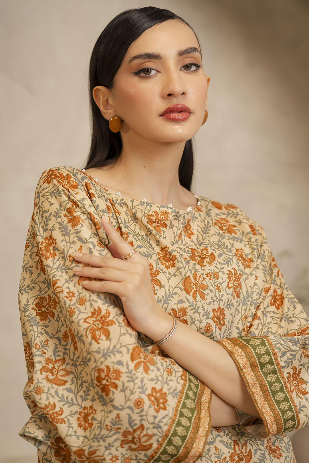 Zellbury | Unstitched 2 Piece Lawn | Shirt Shalwar - 0097 -  Zellbury Women Essential Unstitched - Original Designer Dress - House of Maryam