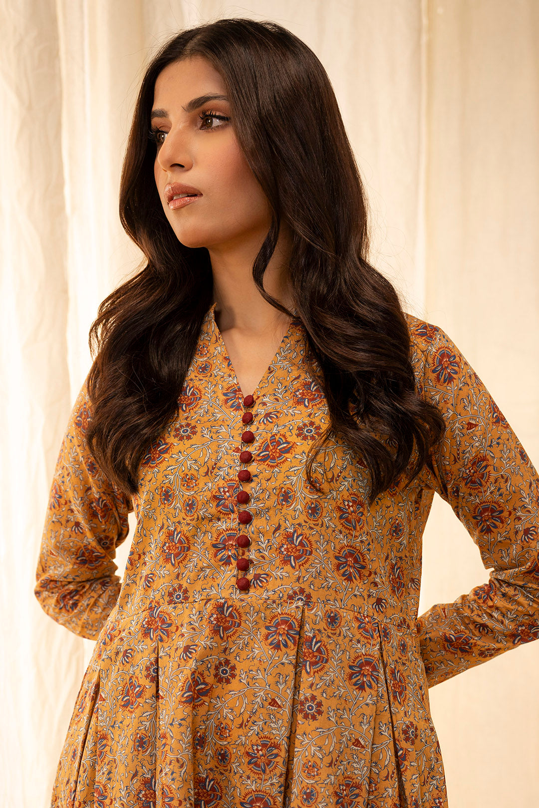 Zellbury | Unstitched 2 Piece Lawn | Shirt Shalwar - 0101 -  Zellbury Women Essential Unstitched - Original Designer Dress - House of Maryam