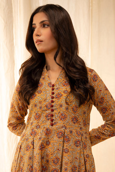 Zellbury | Unstitched 2 Piece Lawn | Shirt Shalwar - 0101 -  Zellbury Women Essential Unstitched - Original Designer Dress - House of Maryam