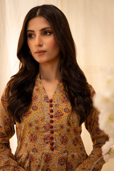 Zellbury | Unstitched 2 Piece Lawn | Shirt Shalwar - 0101 -  Zellbury Women Essential Unstitched - Original Designer Dress - House of Maryam