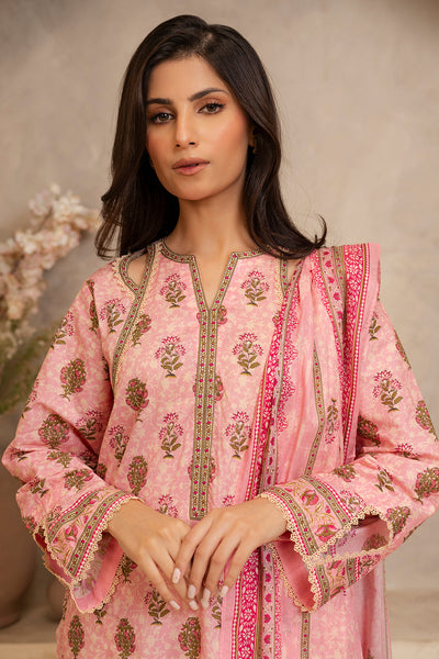 Zellbury | Unstitched 2 Piece Lawn | Shirt Dupatta - 0157 -  Zellbury Women Essential Unstitched - Original Designer Dress - House of Maryam