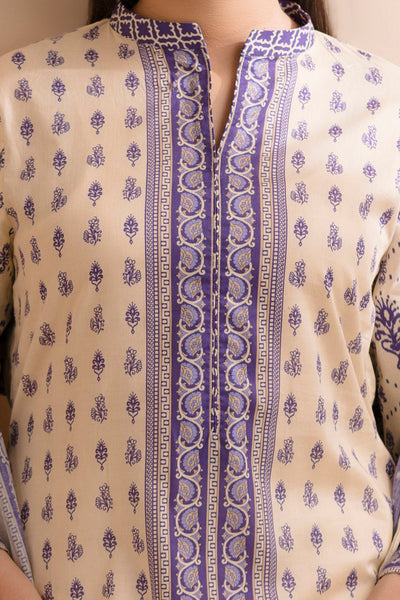 Zellbury | Unstitched 2 Piece Lawn | Shirt Dupatta - 0158 -  Zellbury Women Essential Unstitched - Original Designer Dress - House of Maryam