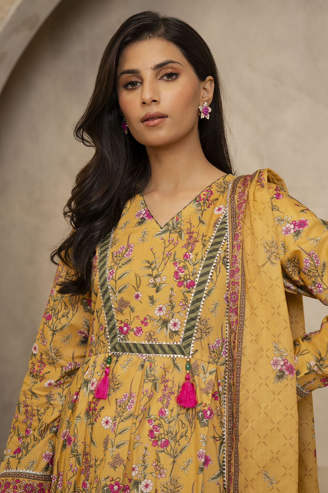 Zellbury | Unstitched 2 Piece Lawn | Shirt Dupatta - 0159 -  Zellbury Women Essential Unstitched -  House of Maryam