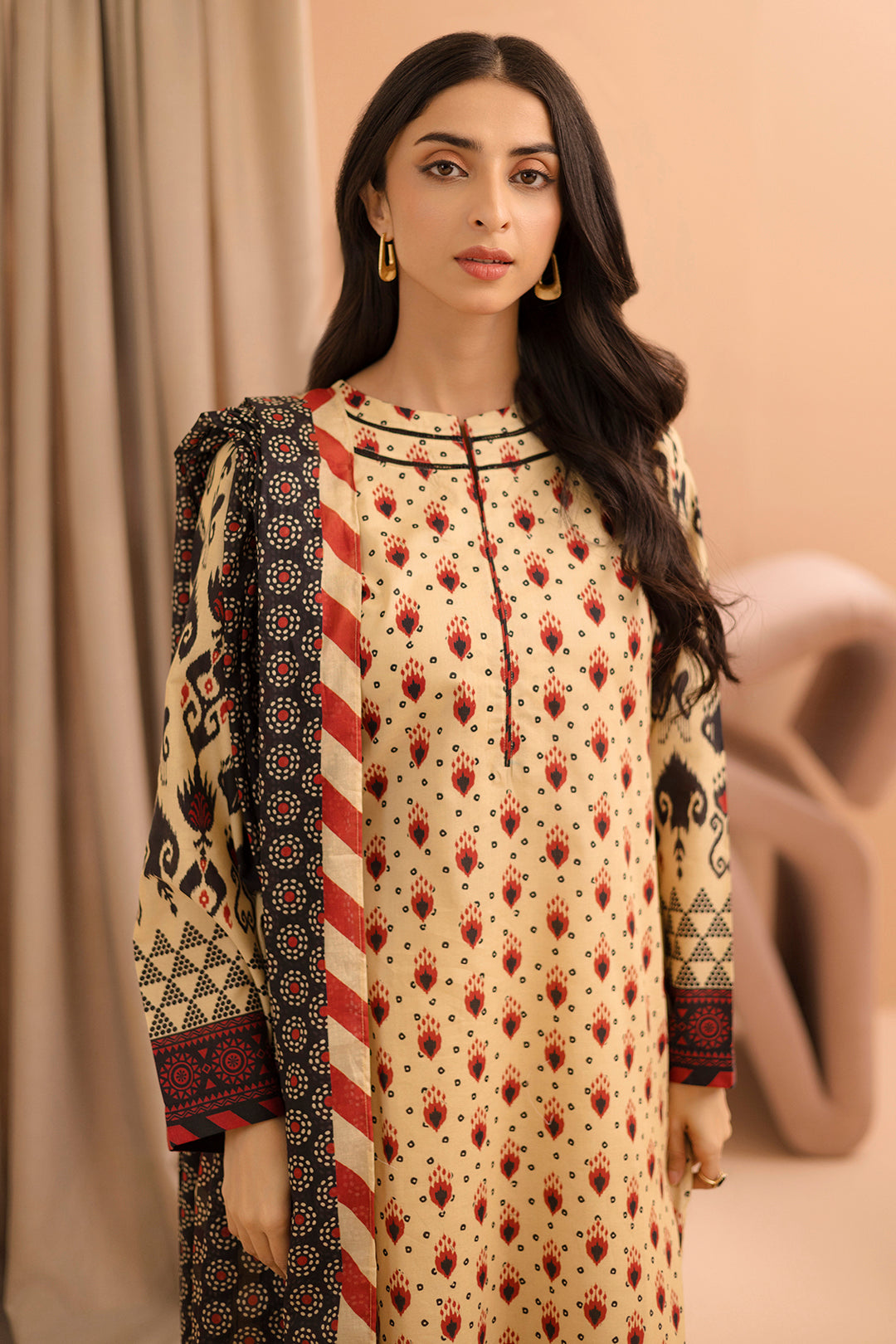 Zellbury | Unstitched 2 Piece Lawn | Shirt Dupatta - 0160