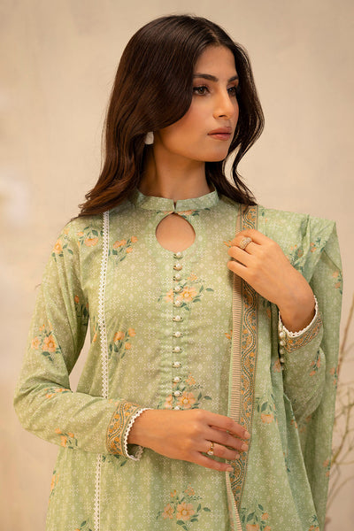 Zellbury | Unstitched 3 Piece Lawn | Shirt Shalwar Dupatta - 0025 -  Zellbury Women Essential Unstitched - Original Designer Dress - House of Maryam