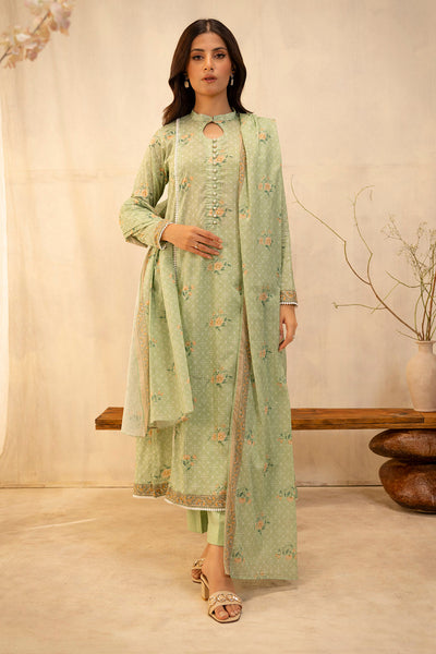 Zellbury | Unstitched 3 Piece Lawn | Shirt Shalwar Dupatta - 0025 -  Zellbury Women Essential Unstitched - Original Designer Dress - House of Maryam
