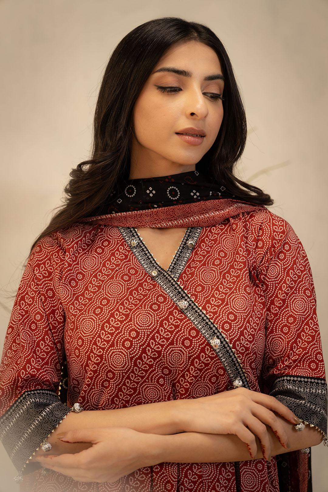Zellbury | Unstitched 3 Piece Lawn | Shirt Shalwar Dupatta - 0033 -  Zellbury Women Essential Unstitched - Original Designer Dress - House of Maryam