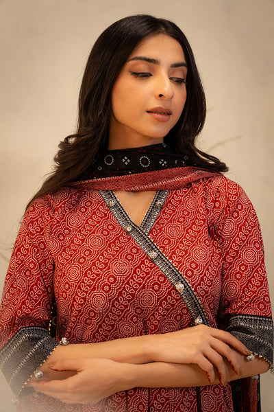 Zellbury | Unstitched 3 Piece Lawn | Shirt Shalwar Dupatta - 0033 -  Zellbury Women Essential Unstitched - Original Designer Dress - House of Maryam