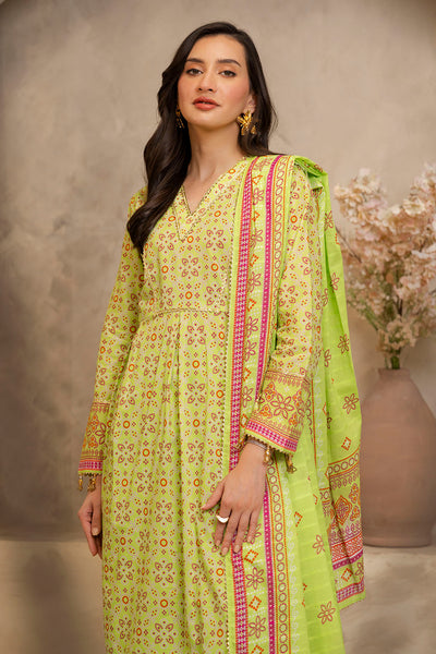 Zellbury | Unstitched 3 Piece Lawn | Shirt Shalwar Dupatta - 0121 -  Zellbury Women Essential Unstitched - Original Designer Dress - House of Maryam