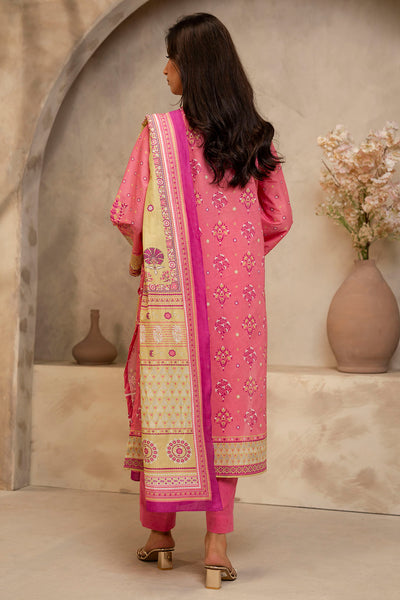 Zellbury | Unstitched 3 Piece Lawn | Shirt Shalwar Dupatta - 0122 -  Zellbury Women Essential Unstitched - Original Designer Dress - House of Maryam