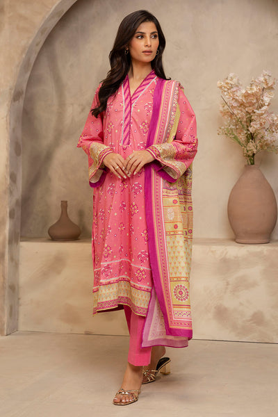 Zellbury | Unstitched 3 Piece Lawn | Shirt Shalwar Dupatta - 0122 -  Zellbury Women Essential Unstitched - Original Designer Dress - House of Maryam