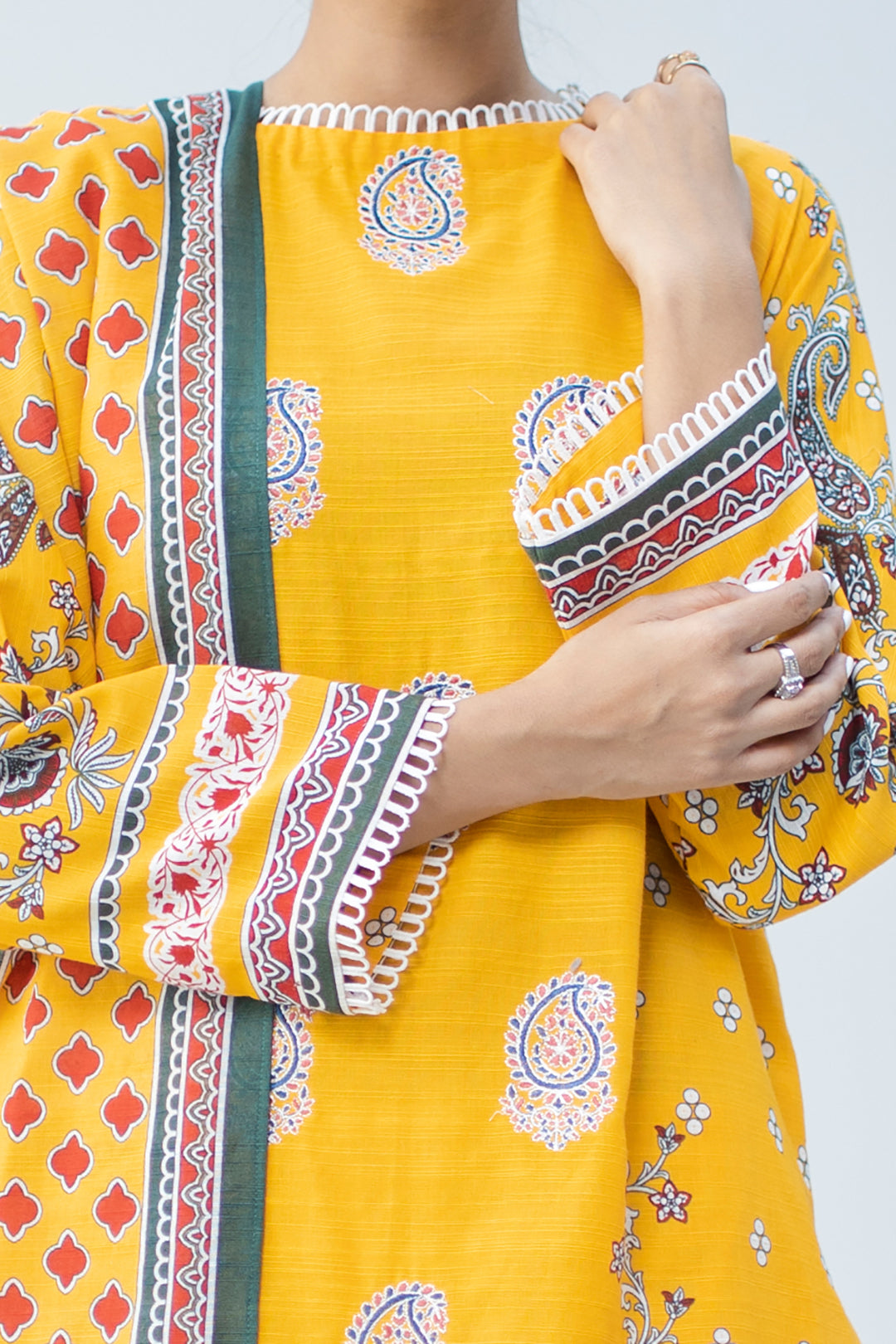 Zellbury | Unstitched 3 Piece Khaddar | Embroidered Shirt Dupatta - 0799 -  Zellbury Women Essential Unstitched - Original Designer Dress - House of Maryam