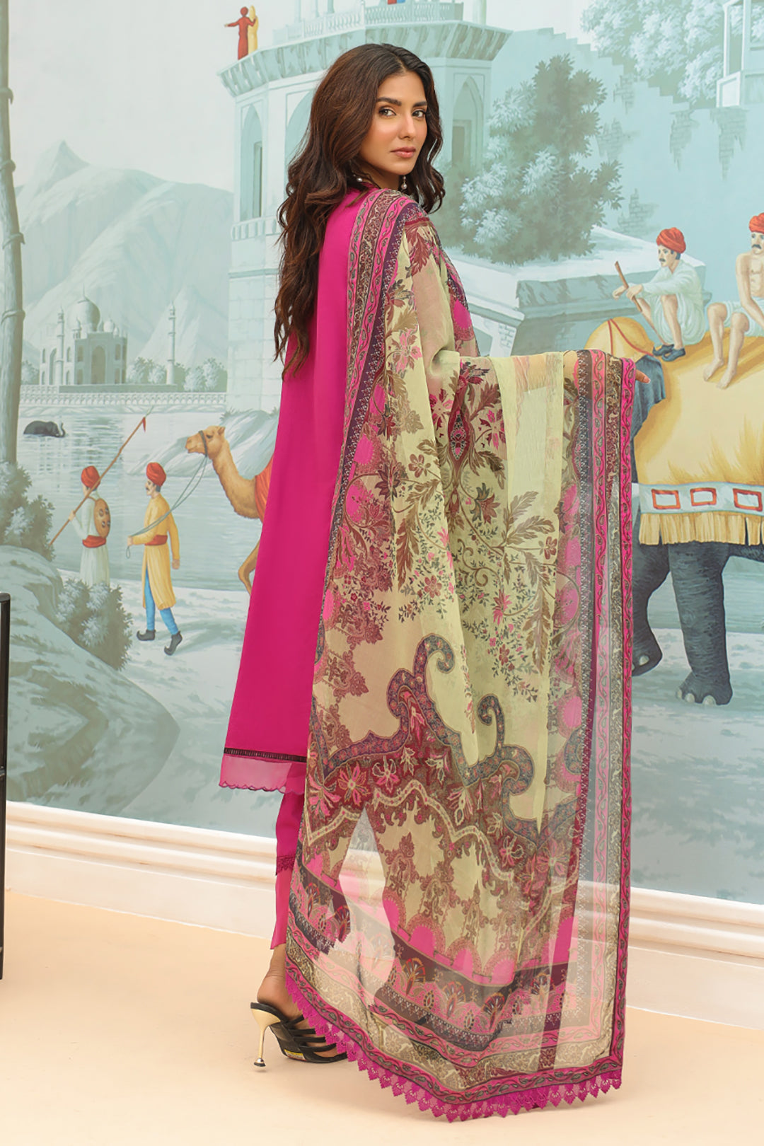 Zellbury | Unstitched 3 Piece Khaddar | Embroidered Shirt Shalwar Dupatta - 0772 -  Zellbury Women Signature Unstitched - Original Designer Dress - House of Maryam