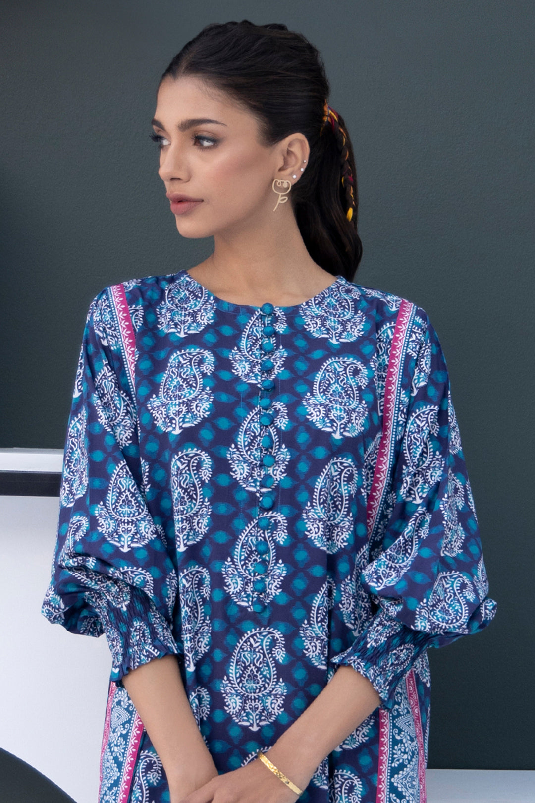 Zellbury | Unstitched 2 Piece Viscose | Shirt Shalwar - 0789 -  Zellbury Women Essential Unstitched - Original Designer Dress - House of Maryam