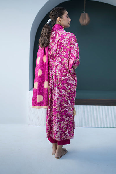 Zellbury | Unstitched 3 Piece Viscose | Shirt Shalwar Dupatta - 0819 -  Zellbury Women Essential Unstitched - Original Designer Dress - House of Maryam
