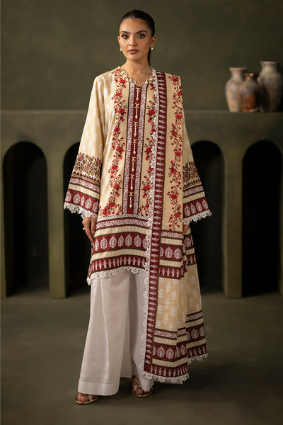 Zellbury | Unstitched 2 Piece Khaddar | Embroidered Shirt Dupatta - 0171 -  Zellbury Women Essential Unstitched - Original Designer Dress - House of Maryam