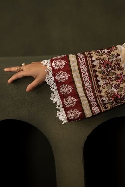 Zellbury | Unstitched 2 Piece Khaddar | Embroidered Shirt Dupatta - 0171 -  Zellbury Women Essential Unstitched - Original Designer Dress - House of Maryam
