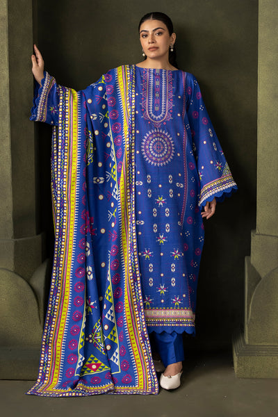 Zellbury | Unstitched 2 Piece Khaddar | Embroidered Shirt Dupatta - 0180 -  Zellbury Women Essential Unstitched - Original Designer Dress - House of Maryam