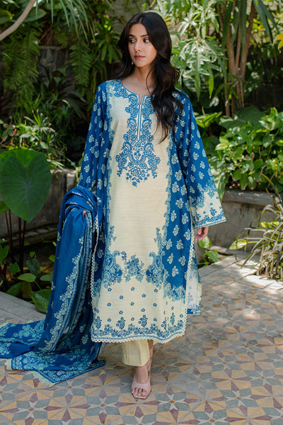 Zellbury | Unstitched 2 Piece Khaddar | Embroidered Shirt Dupatta - 0264 -  Zellbury Women Essential Unstitched - Original Designer Dress - House of Maryam