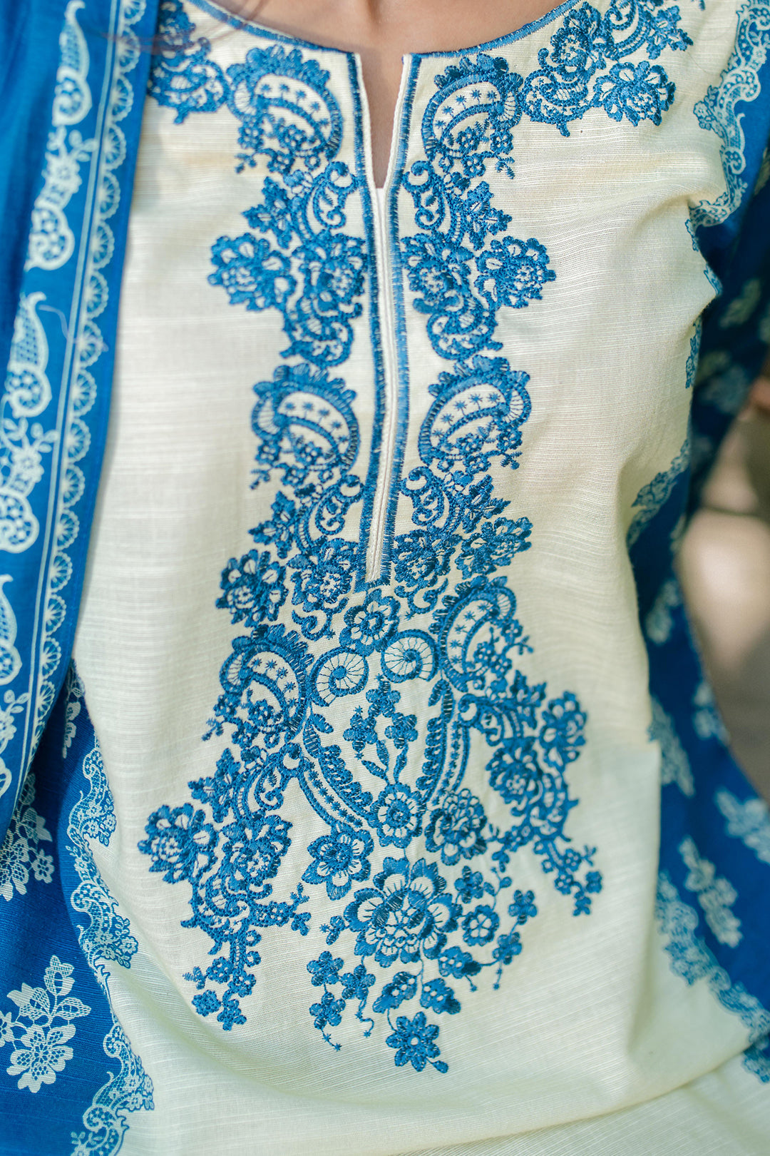 Zellbury | Unstitched 2 Piece Khaddar | Embroidered Shirt Dupatta - 0264 -  Zellbury Women Essential Unstitched - Original Designer Dress - House of Maryam