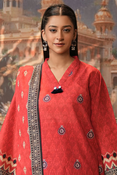 Zellbury | Unstitched 2 Piece Khaddar | Embroidered Shirt Dupatta - 0436 -  Zellbury Women Essential Unstitched - Original Designer Dress - House of Maryam