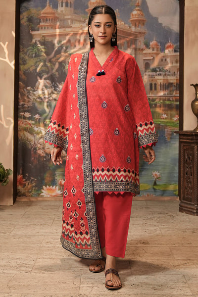 Zellbury | Unstitched 2 Piece Khaddar | Embroidered Shirt Dupatta - 0436 -  Zellbury Women Essential Unstitched - Original Designer Dress - House of Maryam