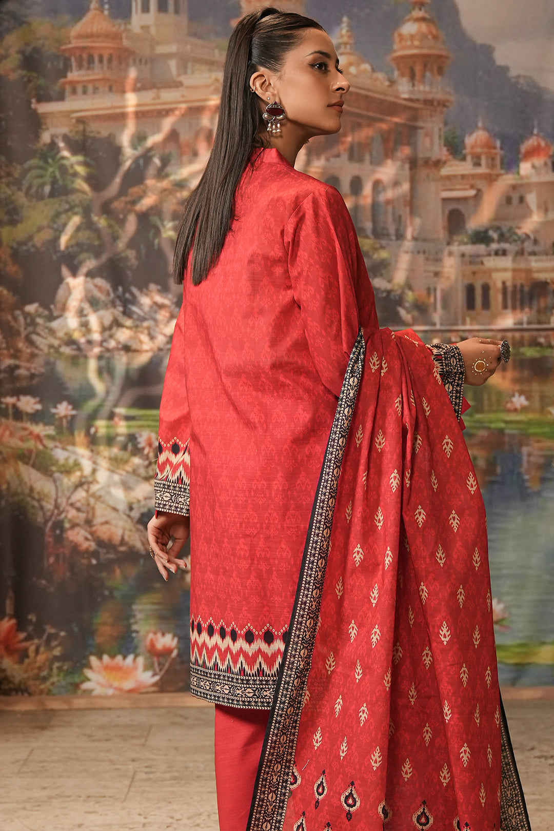 Zellbury | Unstitched 2 Piece Khaddar | Embroidered Shirt Dupatta - 0436 -  Zellbury Women Essential Unstitched - Original Designer Dress - House of Maryam