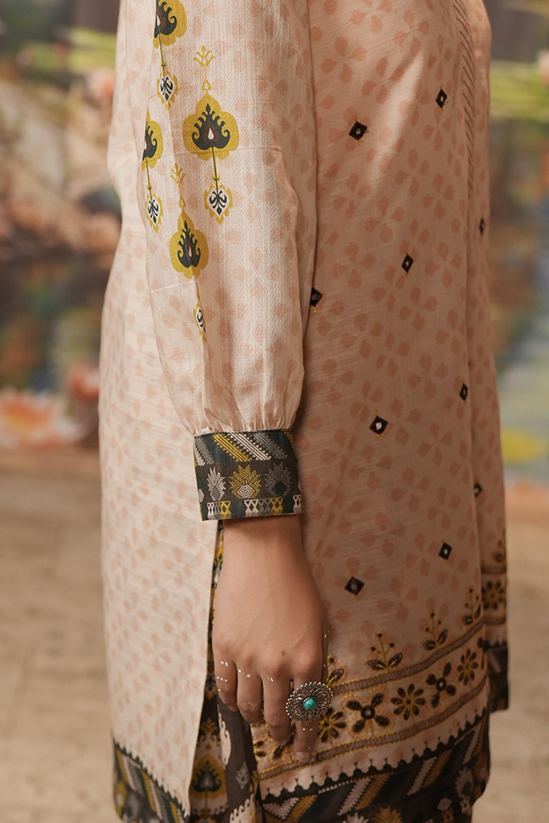 Zellbury | Unstitched 2 Piece Khaddar | Embroidered Shirt Shalwar - 0439 -  Zellbury Women Essential Unstitched - Original Designer Dress - House of Maryam