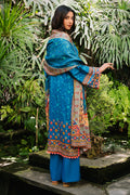 Zellbury | Unstitched 3 Piece Viscose | Embroidered Shirt Shalwar Dupatta - 0223 -  Zellbury Women Essential Unstitched - Original Designer Dress - House of Maryam