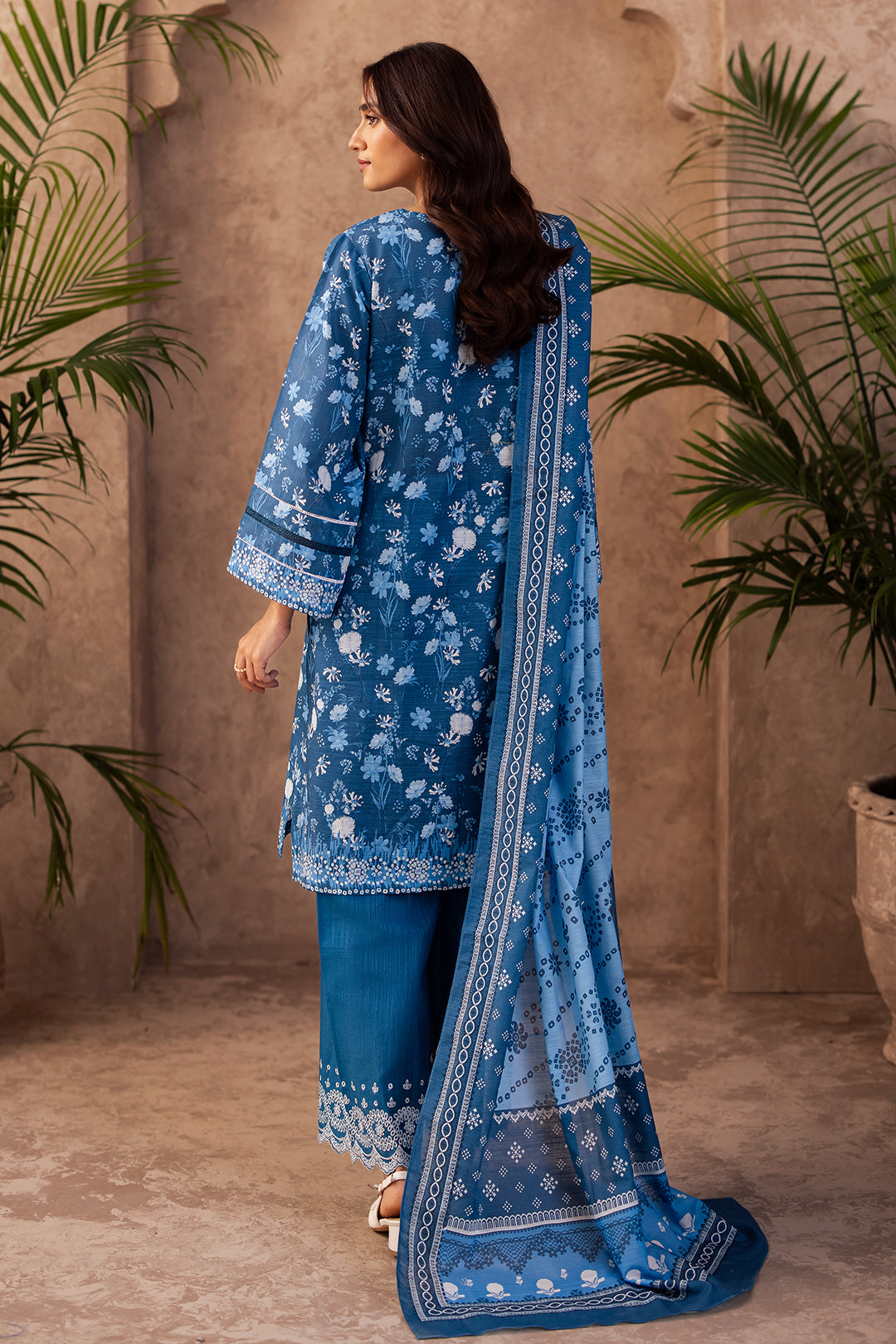 Zellbury | Unstitched 3 Piece Khaddar | Embroidered Shirt Shalwar Dupatta - 0226 -  Zellbury Women Essential Unstitched -  House of Maryam