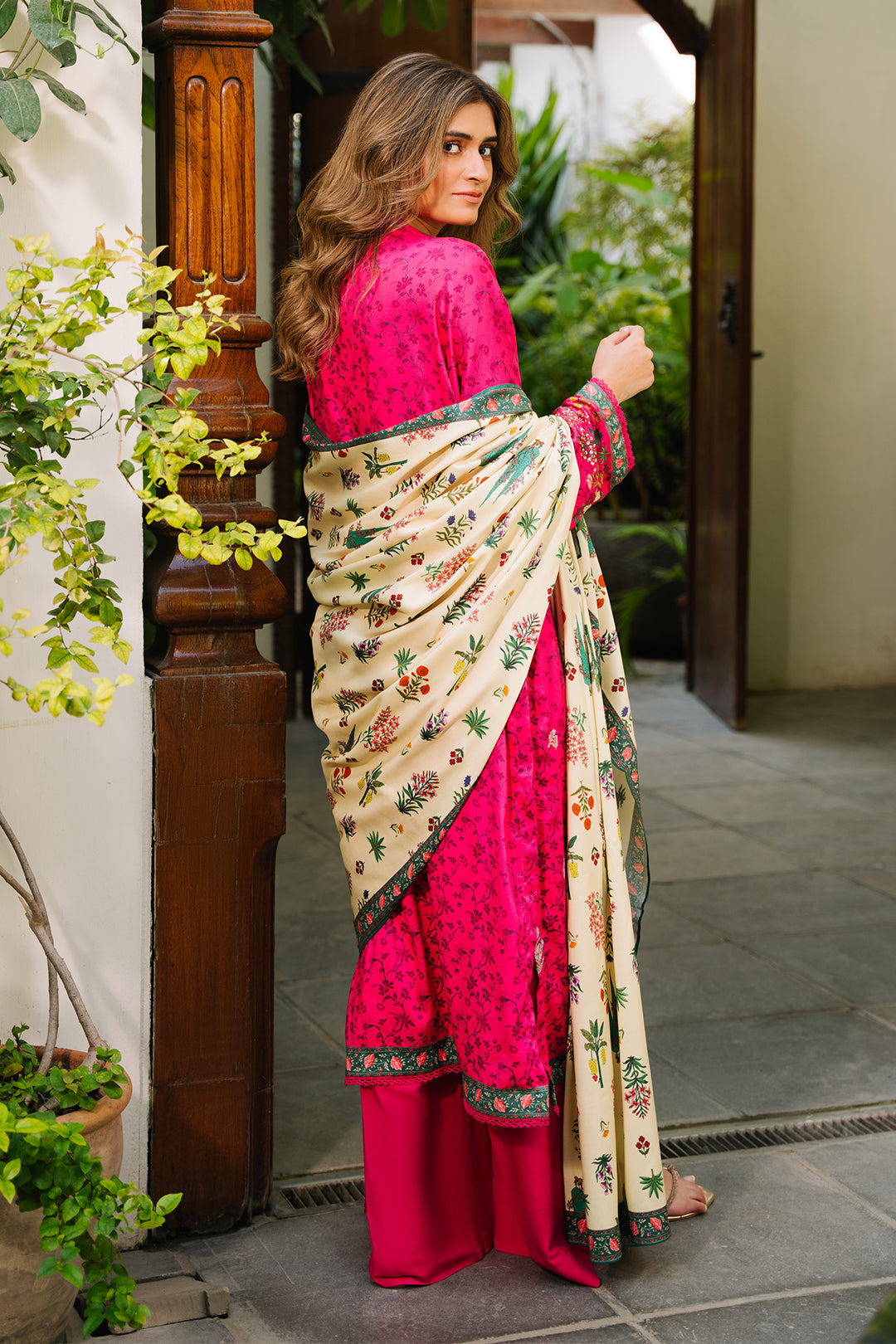 Zellbury | Unstitched 3 Piece Viscose | Embroidered Shirt Shalwar Dupatta - 0227 -  Zellbury Women Essential Unstitched - Original Designer Dress - House of Maryam