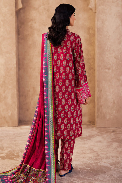 Zellbury | Unstitched 3 Piece Viscose | Embroidered Shirt Shalwar Dupatta - 0228 -  Zellbury Women Essential Unstitched - Original Designer Dress - House of Maryam