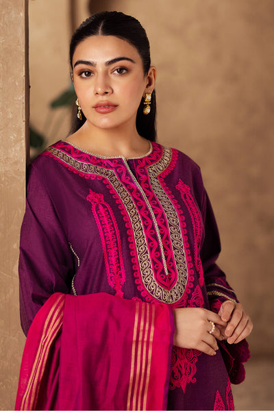 Zellbury | Unstitched 3 Piece Chambray | Embroidered Shirt Shalwar Dupatta - 0230 -  Zellbury Women Essential Unstitched - Original Designer Dress - House of Maryam