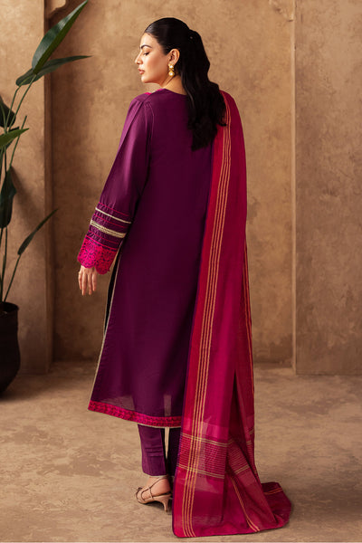 Zellbury | Unstitched 3 Piece Chambray | Embroidered Shirt Shalwar Dupatta - 0230 -  Zellbury Women Essential Unstitched - Original Designer Dress - House of Maryam