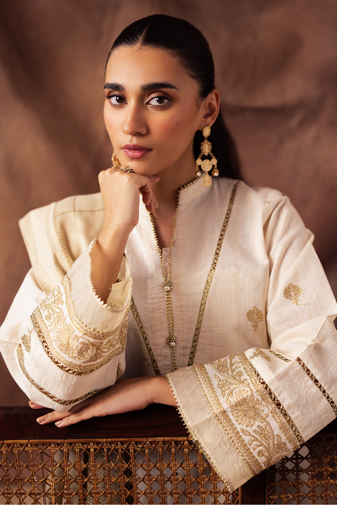 Zellbury | Unstitched 3 Piece Khaddar | Embroidered Shirt Shalwar Shawl - 0232 -  Zellbury Women Essential Unstitched - Original Designer Dress - House of Maryam