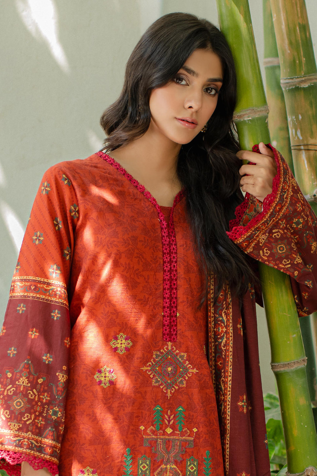 Zellbury | Unstitched 3 Piece Khaddar | Embroidered Shirt Shalwar Dupatta - 0233 -  Zellbury Women Essential Unstitched - Original Designer Dress - House of Maryam