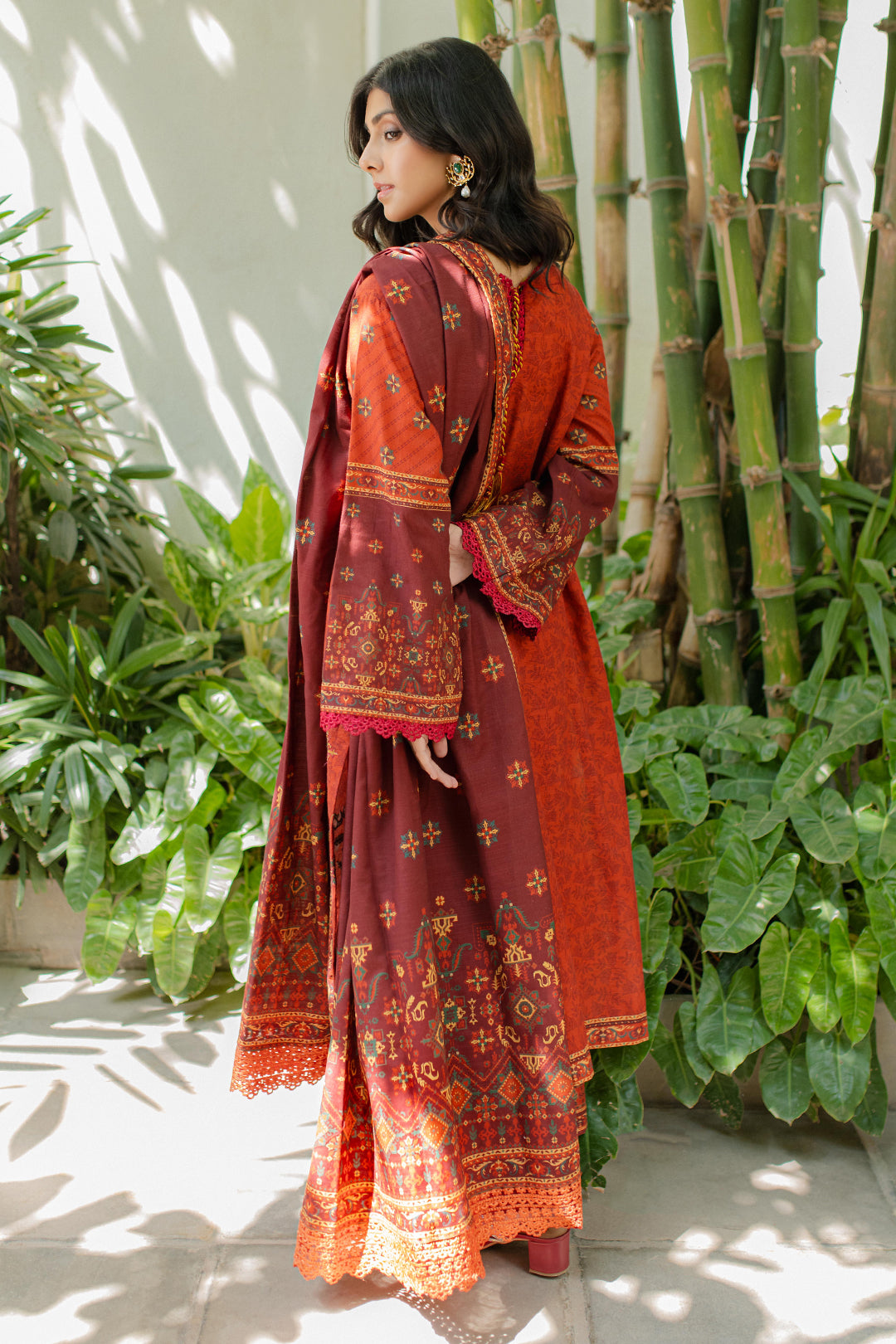 Zellbury | Unstitched 3 Piece Khaddar | Embroidered Shirt Shalwar Dupatta - 0233 -  Zellbury Women Essential Unstitched - Original Designer Dress - House of Maryam