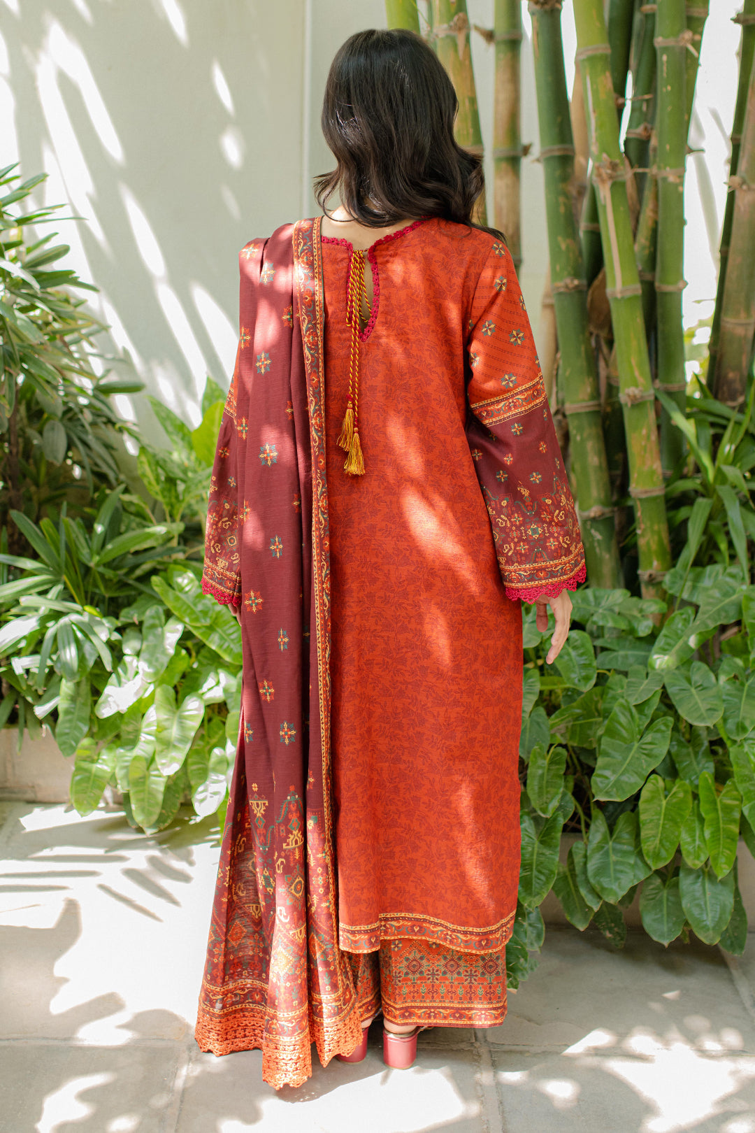 Zellbury | Unstitched 3 Piece Khaddar | Embroidered Shirt Shalwar Dupatta - 0233 -  Zellbury Women Essential Unstitched - Original Designer Dress - House of Maryam