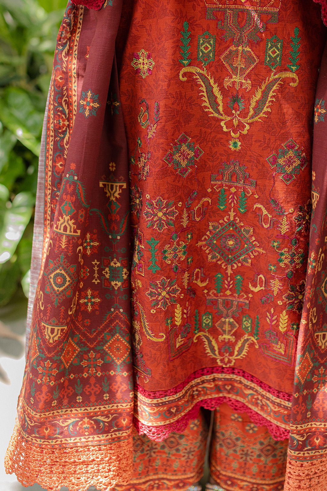 Zellbury | Unstitched 3 Piece Khaddar | Embroidered Shirt Shalwar Dupatta - 0233 -  Zellbury Women Essential Unstitched - Original Designer Dress - House of Maryam