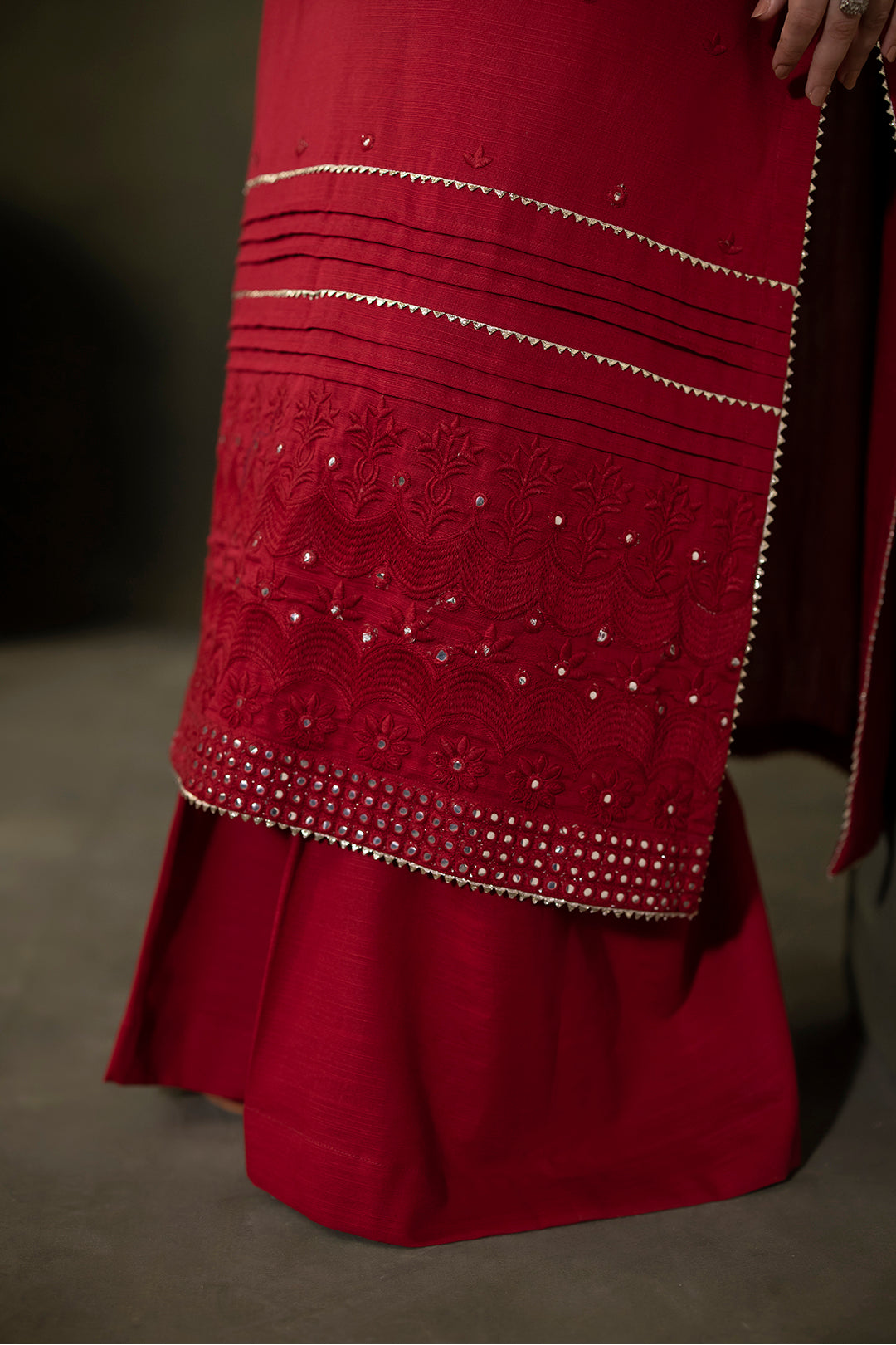 Zellbury | Unstitched 3 Piece Khaddar | Embroidered Shirt Shalwar Dupatta - 0238 -  Zellbury Women Signature Unstitched - Original Designer Dress - House of Maryam