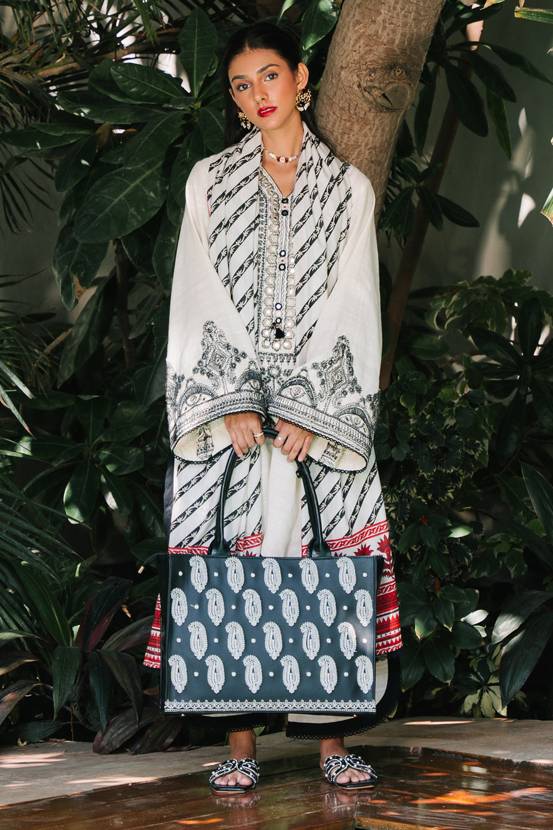 Zellbury | Unstitched 3 Piece Khaddar | Embroidered Shirt Shalwar Dupatta - 0239 -  Zellbury Women Signature Unstitched - Original Designer Dress - House of Maryam